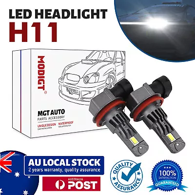 2Pc H16 H11 H9 H8 Bright 6000K White Headlight Bulb LED Kit Low Beam Fog Lights • $60.19