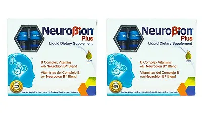 NEUROBION PLUS Dietary Supplement Liquid B Complex10 Vials (2 BOXES) Exp 9/25 • $26.89