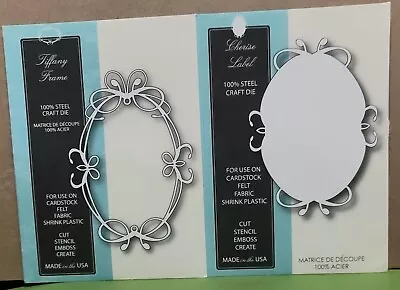 Memory Box Metal Cutting Dies LOT Of 2 Tiffany Frame 98401 Cherise Frame 98402 • $22.49