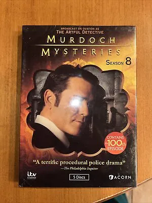 Murdoch Mysteries Season 8 (DVD 2014) NEW AND SEALED ITV STUDIOS • $19.99