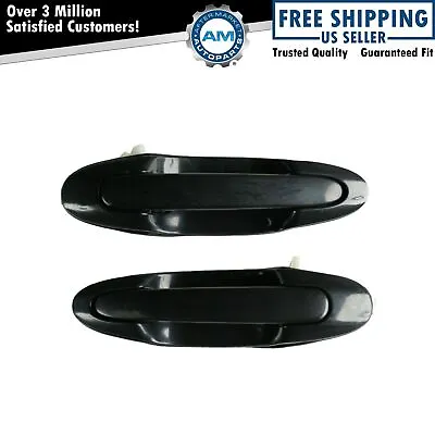 Rear Exterior Outside Sliding Door Handles Pair Set Black For 00-06 Mazda MPV • $28.54