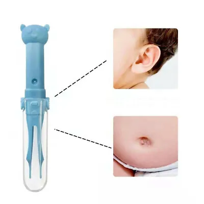 2pcs Cartoon Baby Safety Care Ear Nose Navel Cleaning Tweezer Forcep Cleaner • £3.18