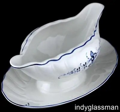 Villeroy & Boch VIEUX LUXEMBOURG Gravy Boat W/ Attached Under-Plate UNUSED • $63.97