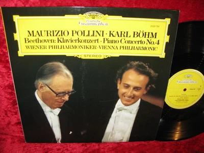 £1.89 • Buy Nm+ 1976 Uk Dg 2530 791 Stereo Beethoven Piano Concerto 4 Pollini Vpo Bohm Cover