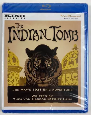 NEW The Indian Tomb Blu-Ray Kino Lorber Classics Release - 1921 Fritz Lang Film • $13.17