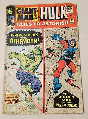 Tales To Astonish #67 (1965) By Steve Ditko Jack Kirby Stan Lee Must Sell • $18