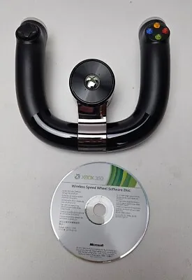 Official Microsoft Xbox 360 Wireless Racing Speed Wheel Controller With Software • $19.95