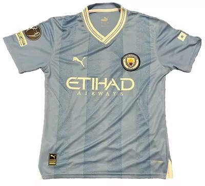 Manchester City Jack Grealish Puma 2023/24 Home Jersey Size Medium • $33.99