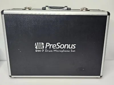 PRESONUS DM-7 Drum Microphone Kit - EMPTY HARD CASE W/ FOAM INSERTS ONLY • $39.77