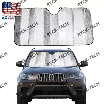 Soft Windshield Sunshade Reflective Sun - Shade For Car Cover Visor Wind Shield • $14.07