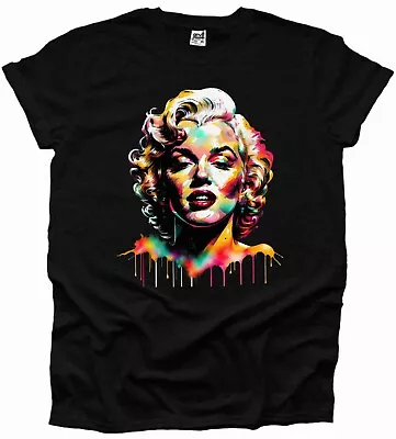 Marilyn Monroe Abstract Art Movie Star Icon 50s 60s Hot Mens Tshirt Woman UK • £10.99