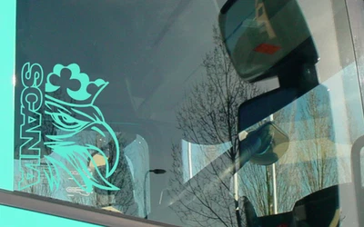 2x MAN Lion Logo Vinyl Sticker Decal – For Lorry HGV Truck Cab Door Or Bodywork – Made In UK