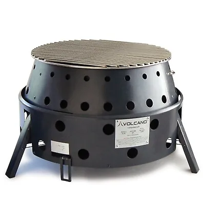 Volcano Grills 3-Fuel Portable Camping Stove/Fire Pit Charcoal Collapses Do... • $342.49