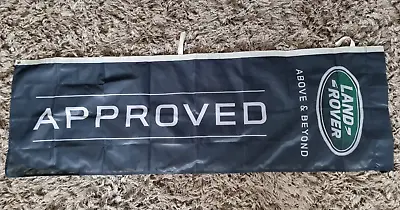 Rare Land Rover Approved Dealership Flag Banner Sign Garage Showroom Mancave • £250