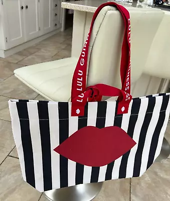 Limited Edition Waitrose Large Lulu Guinness Tote Shopping Bag  NEW • £15