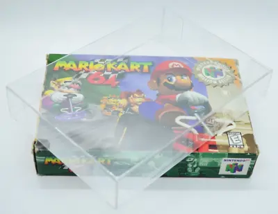 25 Plastic Clear Game Protectors Cases Sleeves Display Box For Nintendo 64 N64 • $26.95