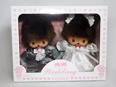 Monchhichi  & Bebichhichi Wedding Plush Doll Set  Sekiguchi  Japan New • $44.99