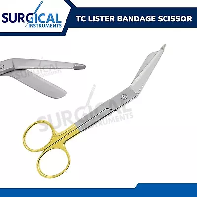 T/C Lister Bandage Scissors 7.25  Surgical Dental First Aid Paramedic German Gr • $11.49