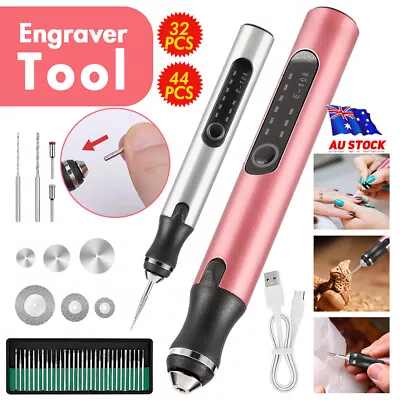 Electric Micro Engraver Pen Tip Engraving Cordless Metal Jewelry Wood Glass Tool • $10.99