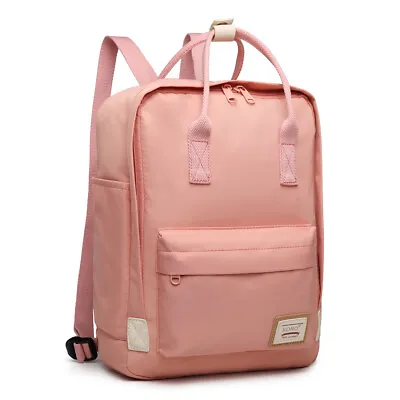 £13.99 • Buy Unisex Large Backpack Plain School Shoulder Bag College A4 Laptop Rucksack