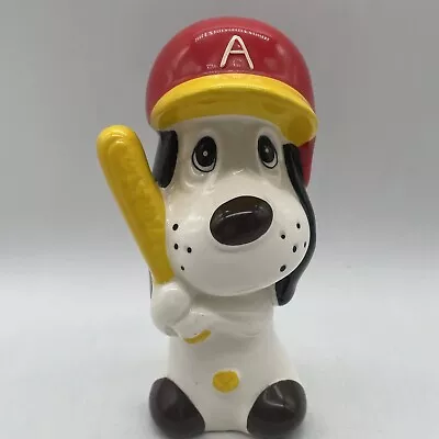 Vintage Handpainted Ceramic All Star Baseball Droopy Dog Piggy Bank Japan-Unused • $18.99