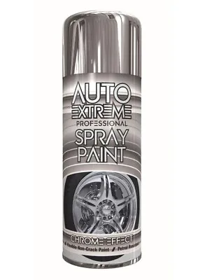 1 X Auto Chrome Foil Mirror Effect Aerosol Spray Paint Metal Car Van DIY 400ml • £7.25