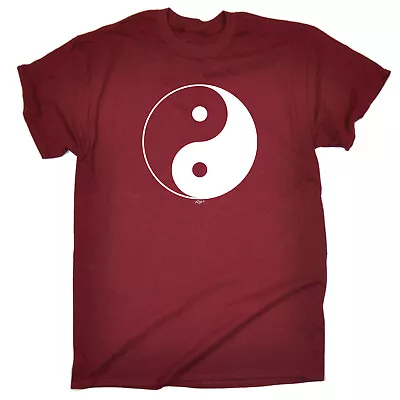 Funny Novelty T-Shirt Mens Tee TShirt - Ying Yang Solid Gift Gifts T Shirts • $25.60