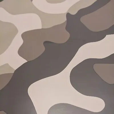 Desert Camouflage Vinyl Wrap - ANY SIZE - BUBBLE/AIR FREE - Car/Vehicle - CAMO • £0.99