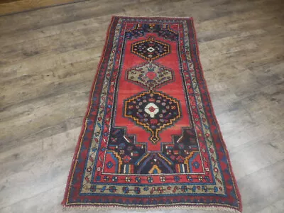 Tribal Geometric Vintage Turkish Rug Farmhouse Handmade Oriental Rug 2.10x5.10 • $5.50