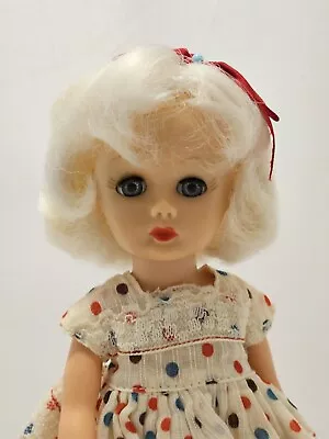 Vintage Cosmopolitan Little Miss Ginger Doll 1957 8  Platinum Blonde Blue Eyes  • $89.99