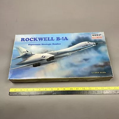Minicraft 1/144th Scale USAF Rockwell B-1A Supersonic Strategic Bomber Model Kit • $10.99