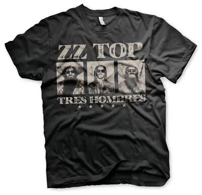 ZZ-Top Billy Gibbons Tres Hombres Official Tee T-Shirt Mens • £18.27