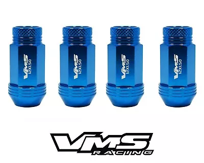 16 Blue Vms Racing 50mm 12x1.5 Cnc Aluminum Lightweight Wheel Rim Lug Nuts Set C • $39.95