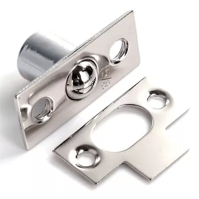 £4.31 • Buy DOOR/CUPBOARD Mortice NICKEL BALES CATCH 16mm Roller Silver Small Ball Latch