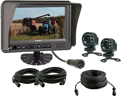 Voyager VOS7MDCL2B ToughCam Observation System 7  Monitor 2 Cameras & Cables • $553.99