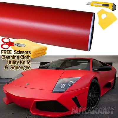 Matte Flat Color Vinyl Film Wrap Sticker Decal Bubble Free Air Release • $378.94