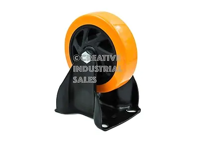 5  X 1-1/2  Rigid Caster Orange Polyurethane Wheel 500 Lbs Each Tool Box • $13.20