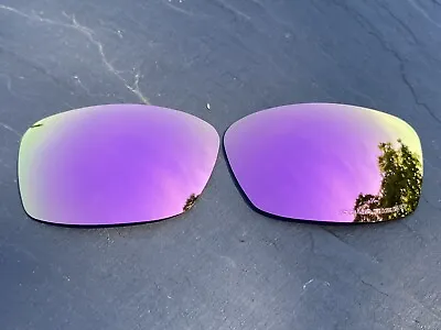 Etched Polarized Rose Pink  Custom Mirrored Replacement Oakley Hijinx Lenses • £12.99