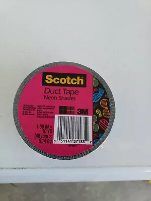 Scotch Duct Tape Neon Shades 1.88-Inch By 10-Yard • $6.99