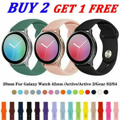 Sport Watch Band Silicone Strap For Samsung Galaxy Watch 3 4 5 Active 1 2 Gen • $12.99