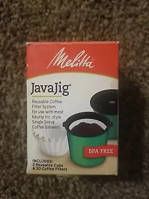 Melitta JavaJig Keurig Style Reusable Coffee Filter System 2 Per Kit. Never Used • $4