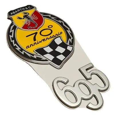 Badge '695 70th Anniversario' - 500 Abarth Brand New & Genuine 735715198 • $164.40