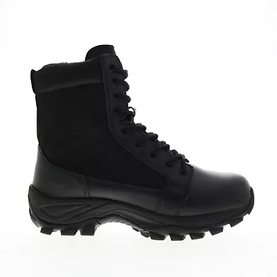 Bates Fuse Tall Size Zip E06510 Mens Black Leather Lace Up Tactical Boots • $56.99