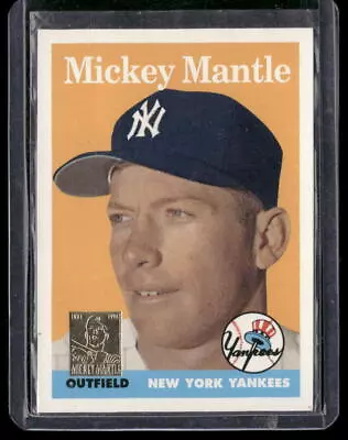 1996 Topps #8 Mickey Mantle Mickey Mantle Commemorative Case Box Toppers • $4.99