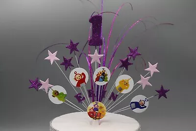 Cake Topper Stars On Wires Tele Children's TV  1st 2nd 3rd 4th 013 ANY THEME • £14.99