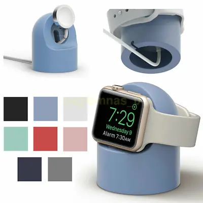 $19.33 • Buy For Apple Watch Charging Stand Holder Dock Station Mount IWatch SE 6 5 4 3 2 1