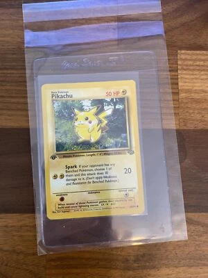 $28.99 • Buy Pokemon TCG Pikachu - Jungle Gold W Stamp 1st Edition #60/64