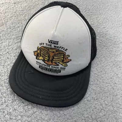 Vans Off The Wall Waffle Truckers Hat Baseball Call Has Some Spotting • $7.95