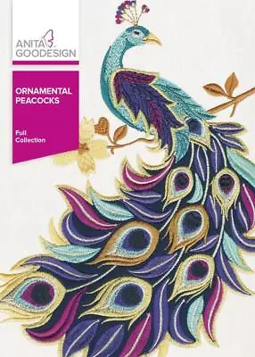 Ornamental Peacocks Anita Goodesign Embroidery Machine Design CD • $15.99