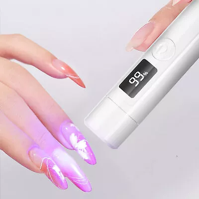 Mini Portable UV LED Light Nail Polish Curing Gel Dryer Lamp Manicure Pedicure • $12.99